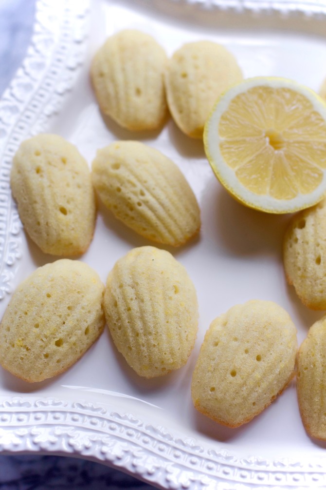 Lemon Madeleines from Spinach Tiger