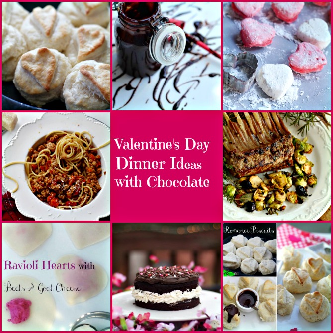 Valentine Dinner Recipes with Chocolate Desserts