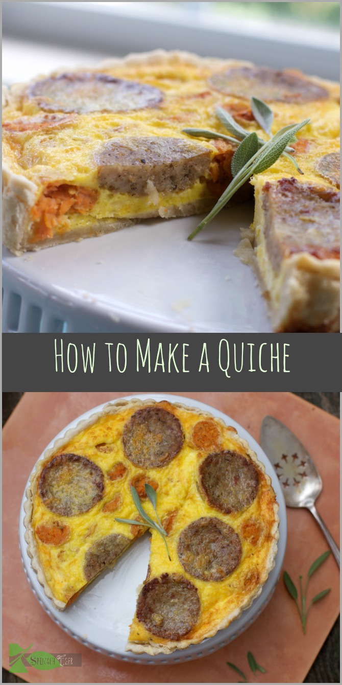 How Make a Quiche from Spinach Tiger