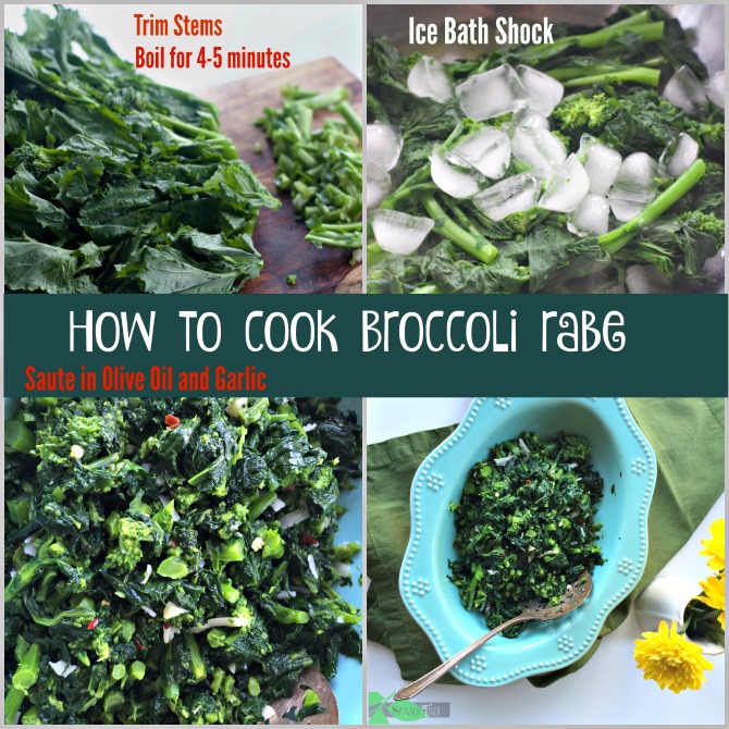 Make Broccoli Rabe with Orecchietti Pasta from Spinach Tiger