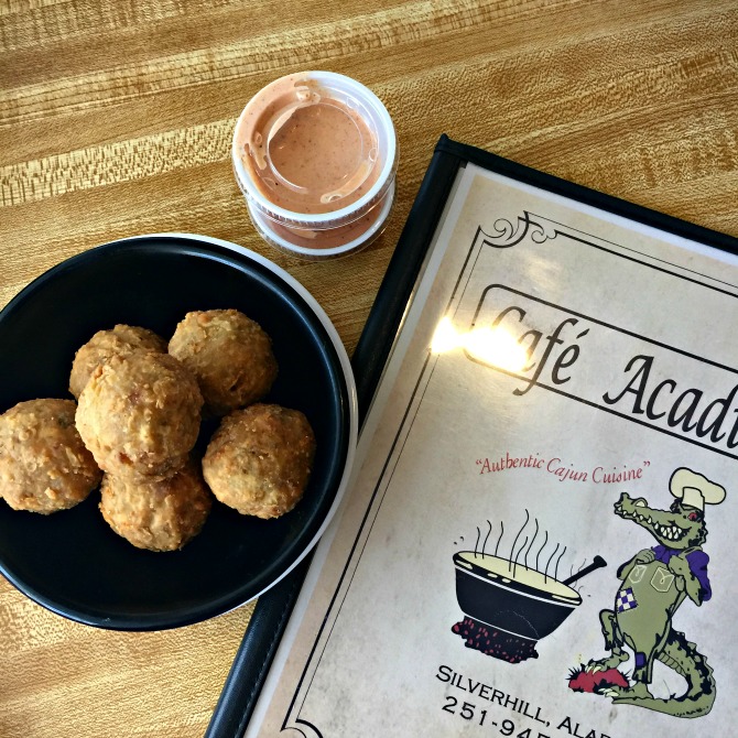 Boudin Balls at Cafe Acadiana 