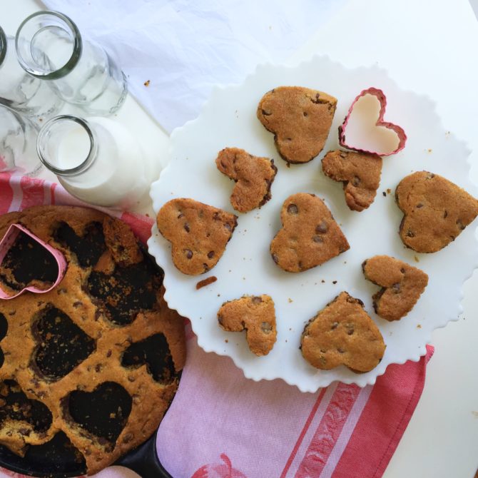 The Best SKillet Chocolate Chip Cookies by Angela Roberts