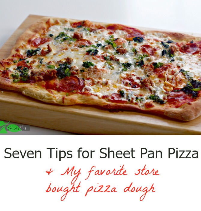 How to Make Sheet Pan Pizza by Spinach Tiger
