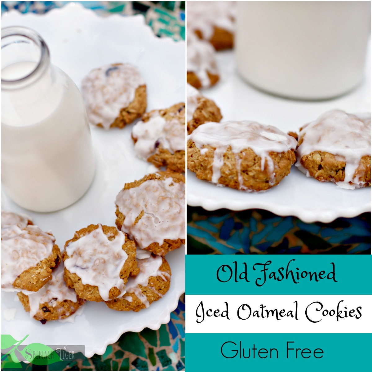 Gluten Free Oatmeal Cookies from Spinach Tiger