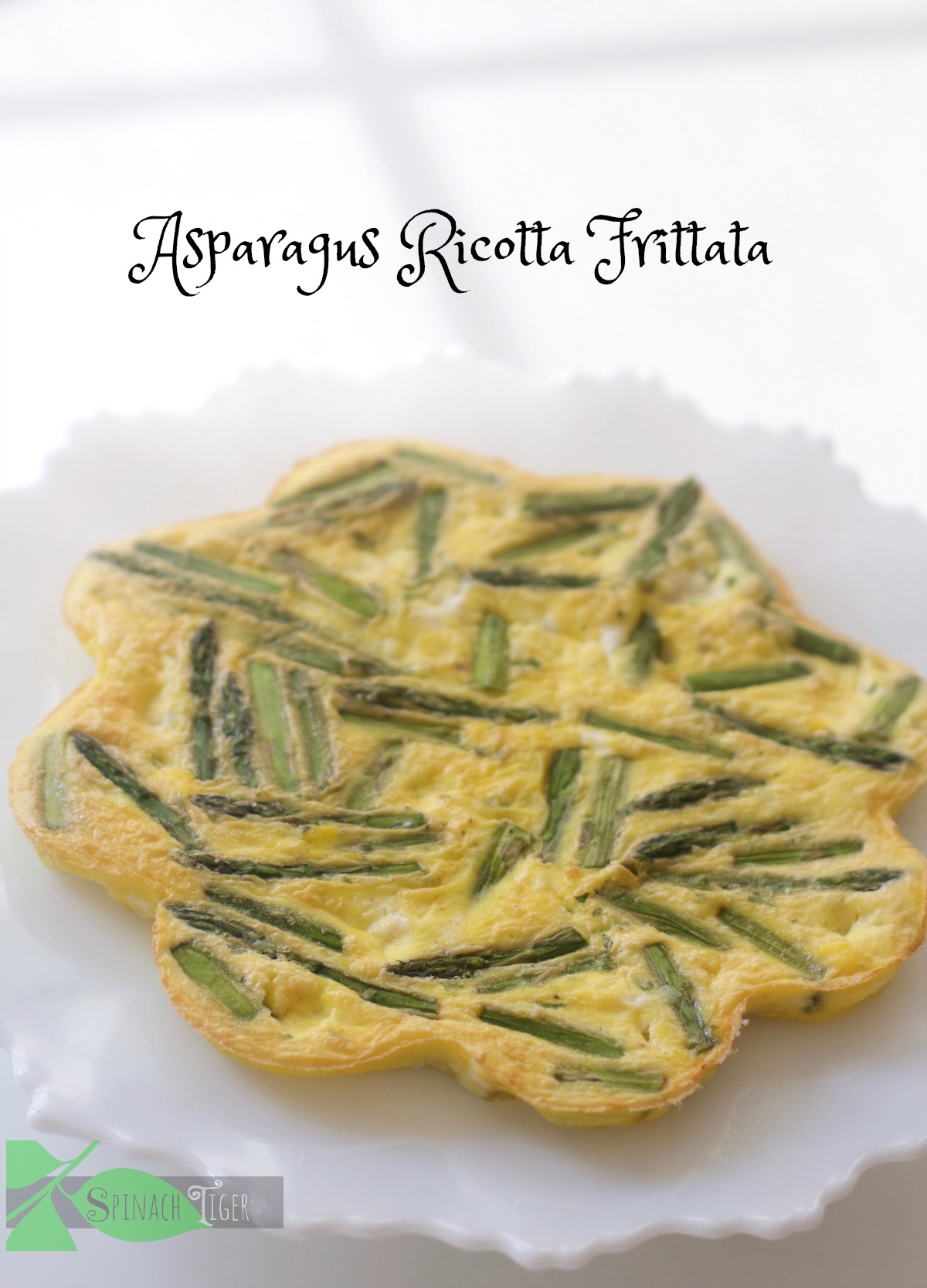 Asparagus Ricotta Frittata by Angela Roberts