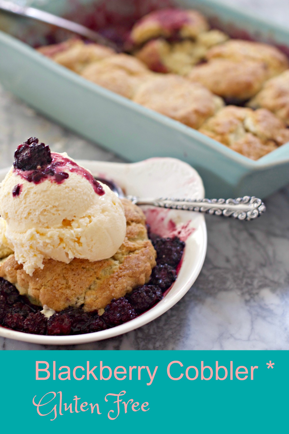 How to Make Gluten Free Blackberry Cobbler