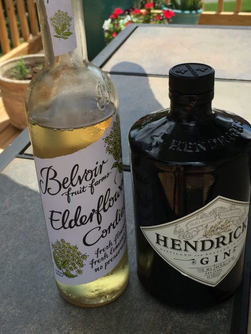 Edlerflower Cordial for Elderflower Gin Cocktail by Spinach TIger
