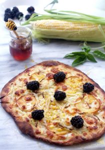 Peach Pizza and Best Pizza Dough on the Grill
