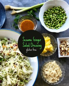 Sesame Ginger Salad Dressing, Gluten Free