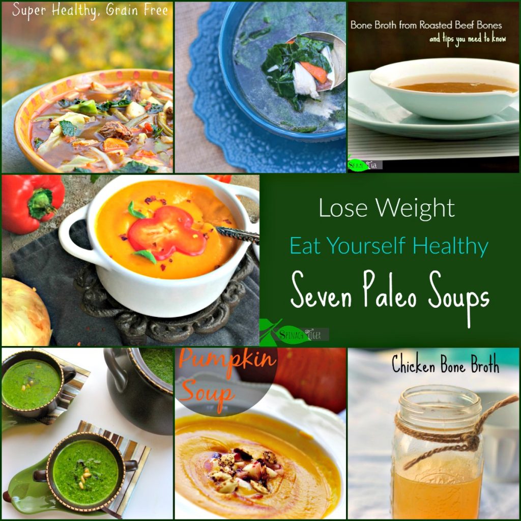 Seven Easy Weight Loss Paleo Soups Spinach Tiger