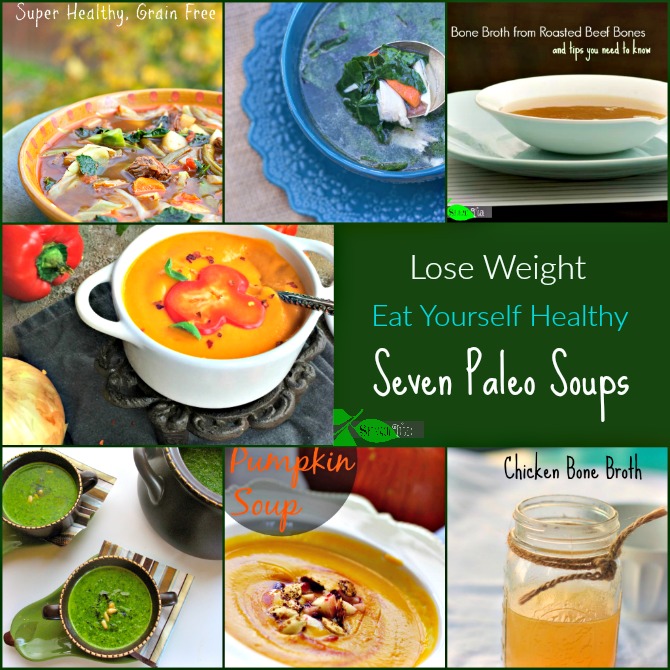 Soups that make it easy to lose weight. #paleosoups #healhtysoups #spinachtiger via @angelaroberts