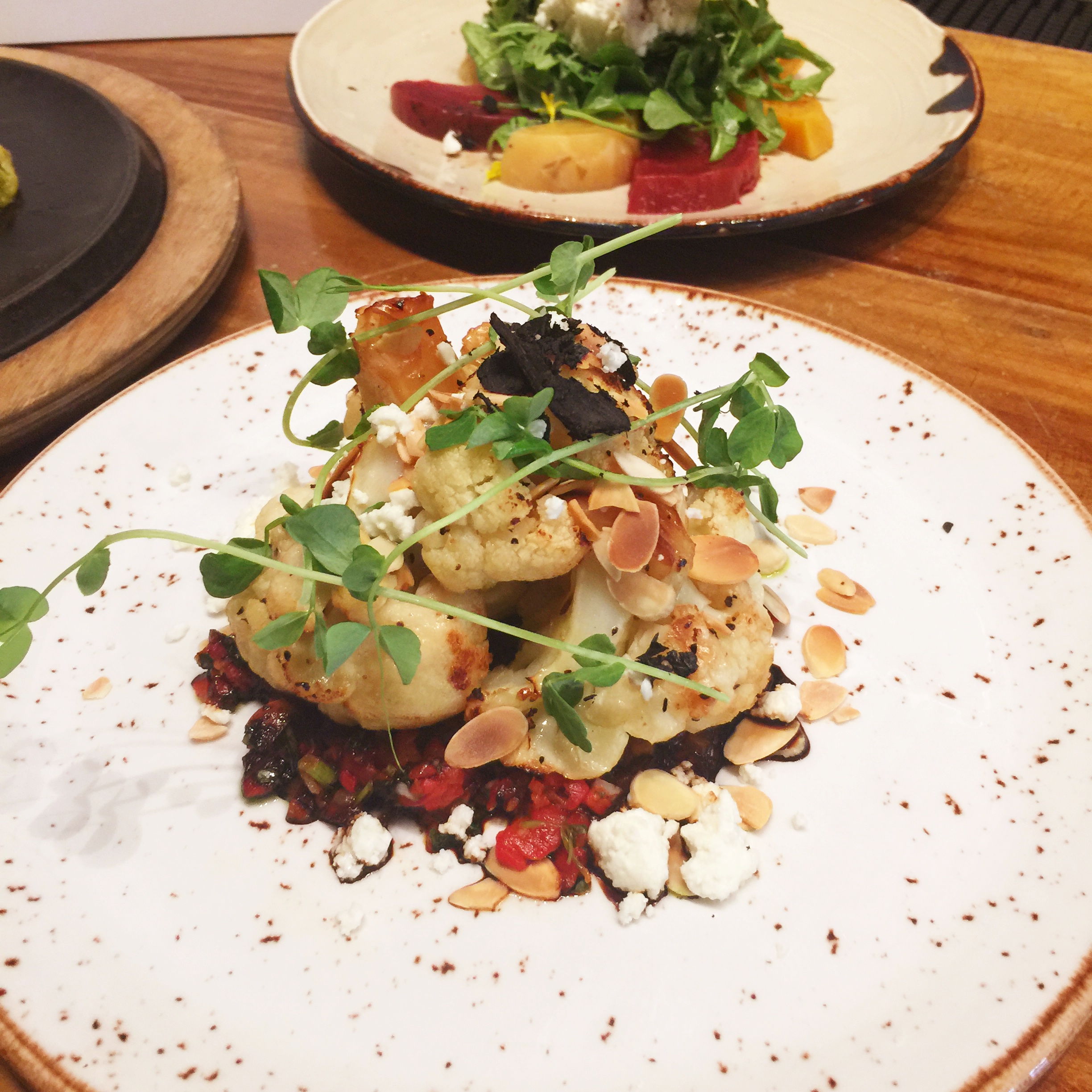Cauliflower at Honeysuckle Local & Social by Angela Roberts