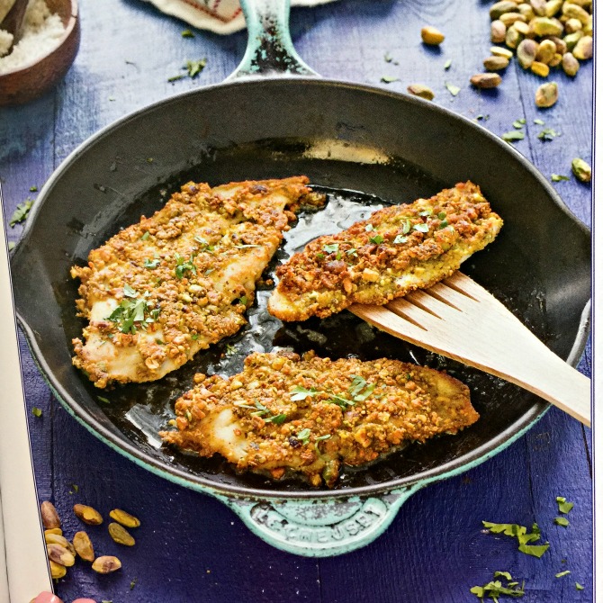 Mediterranean Paleo Cooking Fried Sole by Angela Roberts