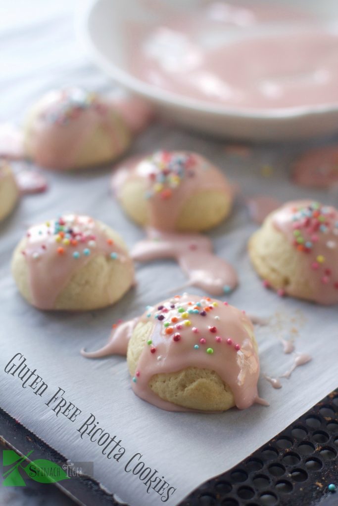 Gluten Free RIcotta Cookies from Spinach Tiger