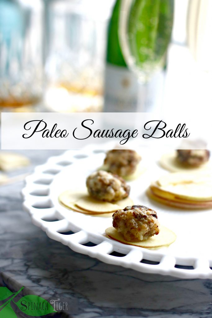 Paleo Easy Sausage Balls from Spinach TIger