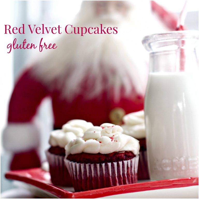 Gluten Free Red Velvet Cupcakes, Tiny Cake