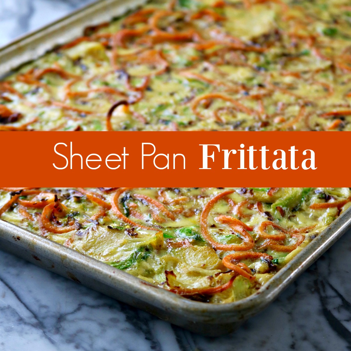 Sheet Pan Frittata, A Vegetarian Frittata Recpe from Spinach Tiger
