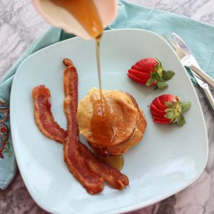 Two Ingredient Pancakes, Low Calorie,  Paleo, Grain Free, Gluten Free