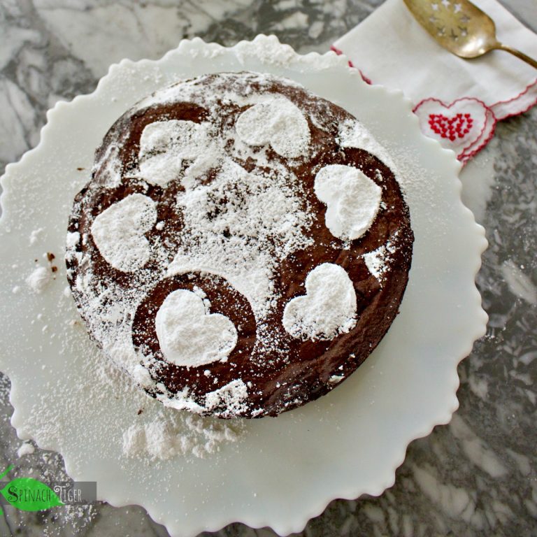 Torta Caprese Cake, Italian Chocolate Almond Flour Cake