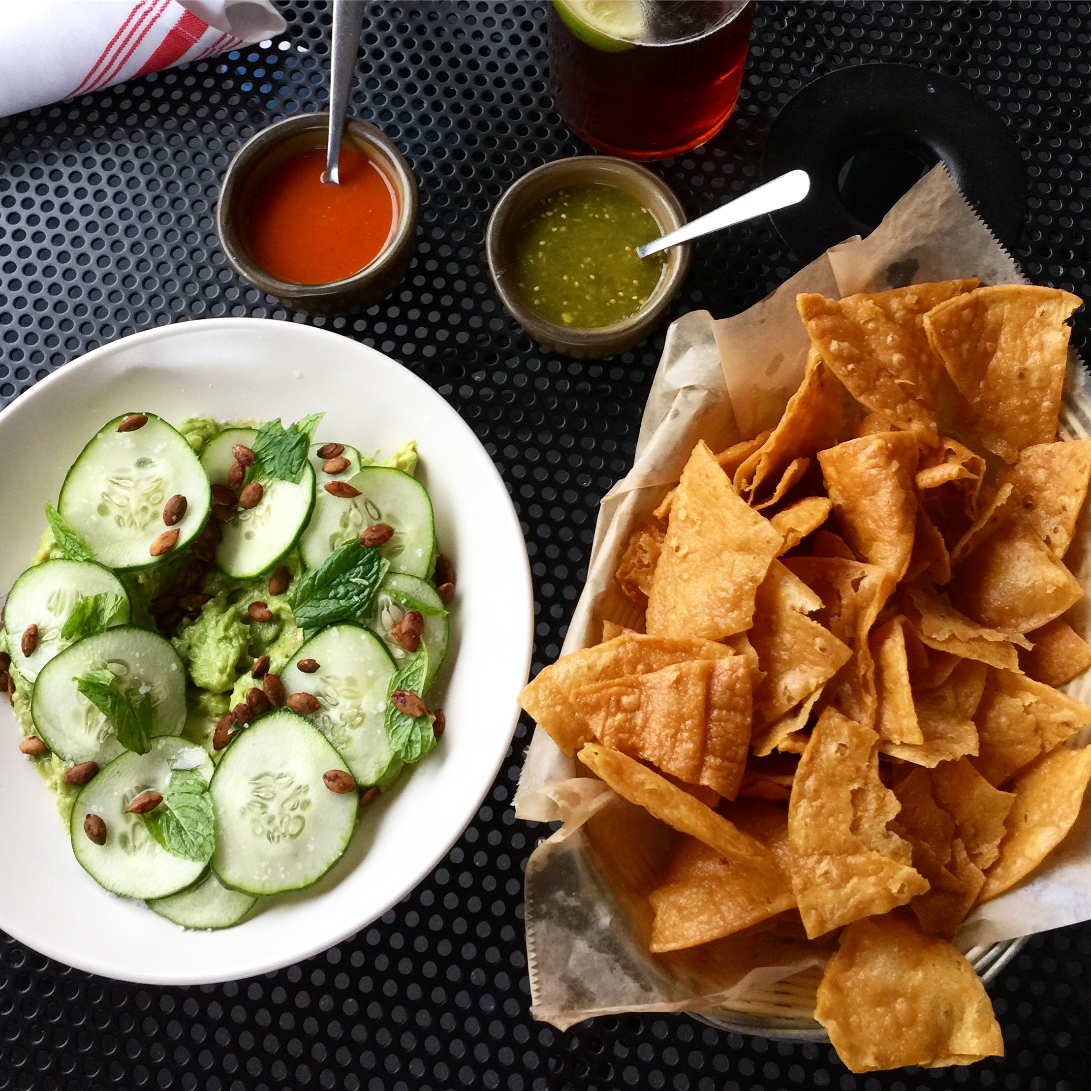 Guacamole at Bajo Sexto Taco Lounge from Spinach Tiger