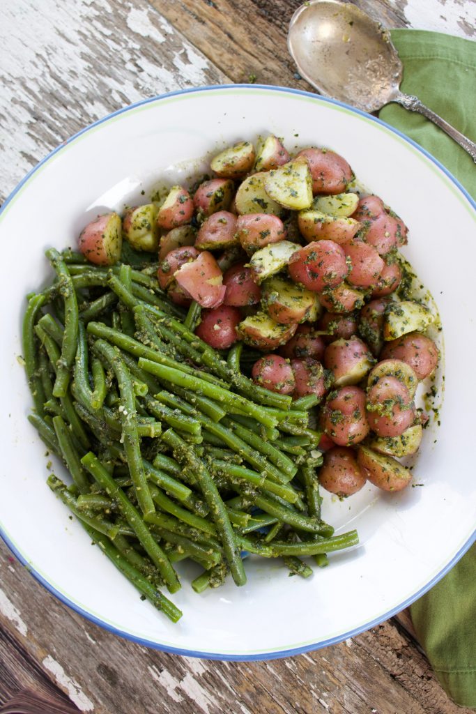 Pesto Green Beans and Potatoes