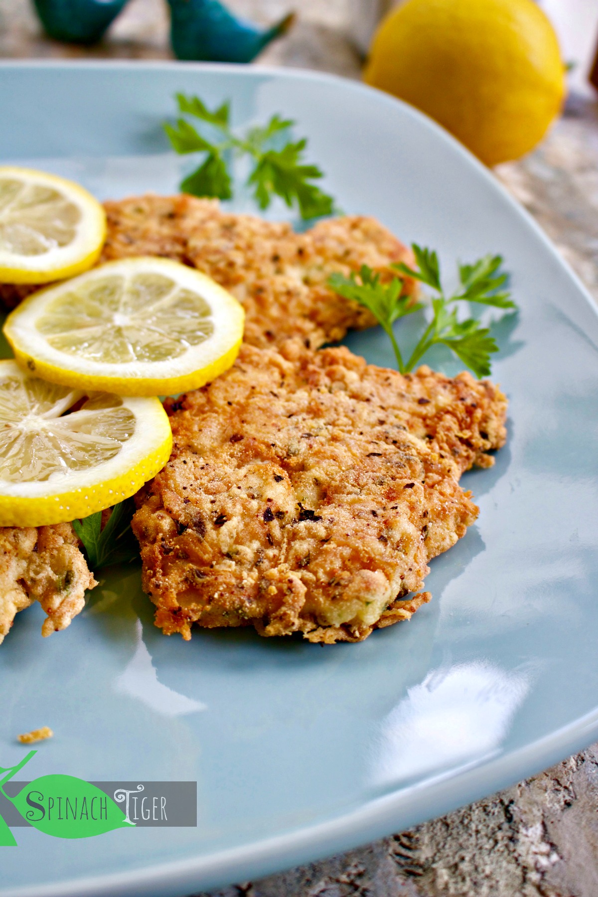 How to Make gluten free Italian Chicken Cutlets from Spinach Tiger