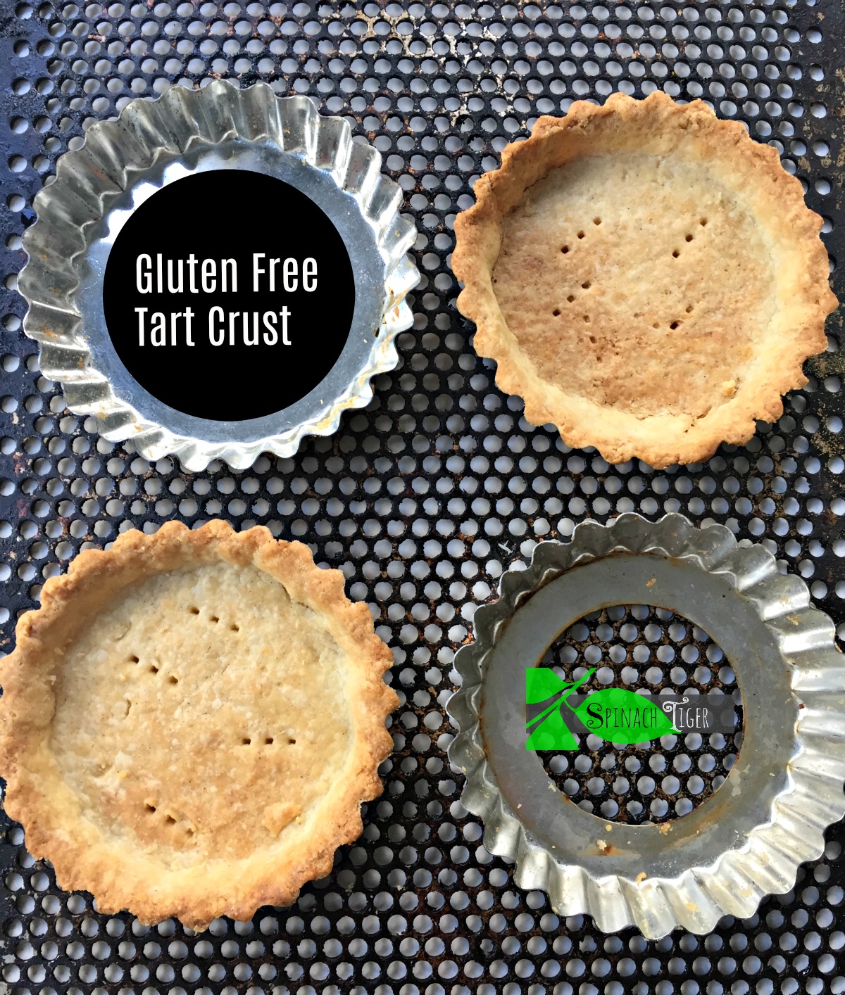 America's Test Kitchen Gluten Free Tart Crust Recipe from Spinach Tiger