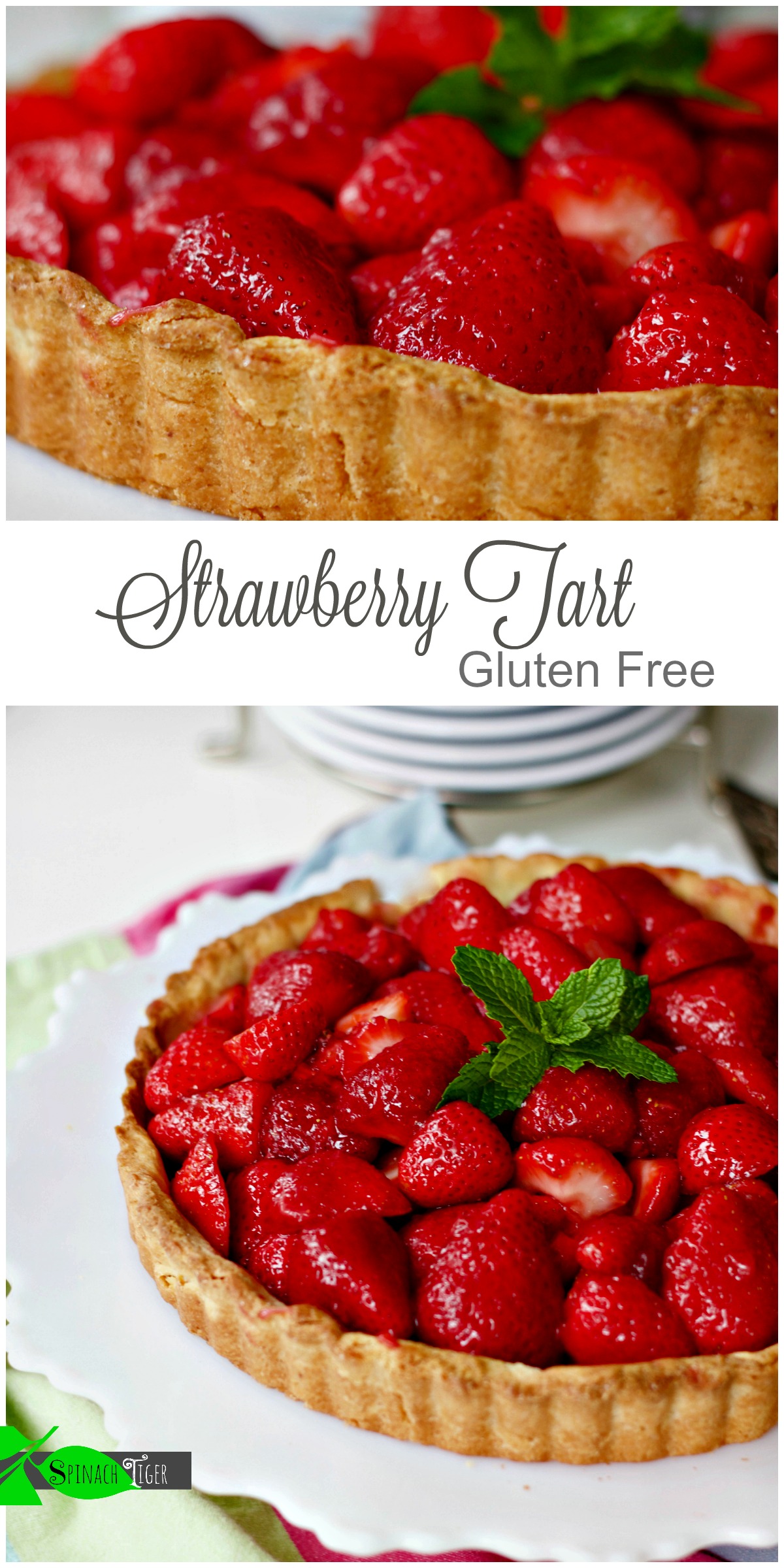  Gluten Free Easy Strawberry Pie Recipe from Spinach Tiger