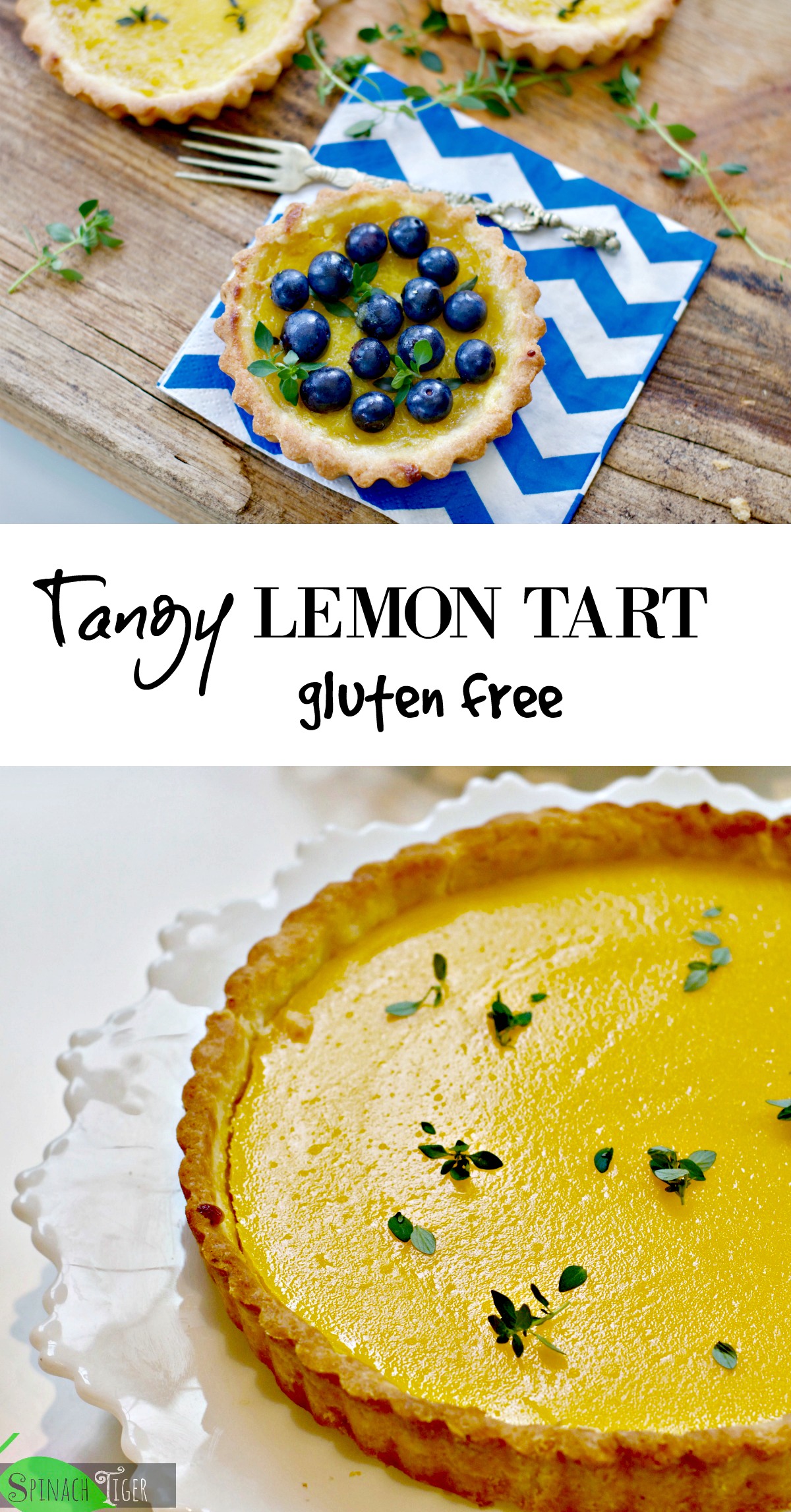 Tangy Lemon Curd Tart Recipe, Gluten Free