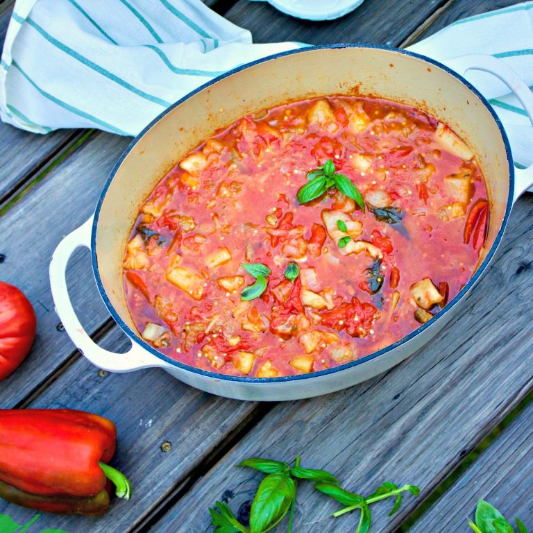 My Italian Great Grandmother’s Simple Eggplant Recipe with Tomatoes