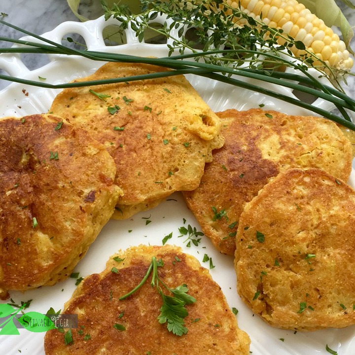 Southern Fried Corn Cakes (Gluten Free Option) - Spinach Tiger