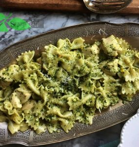 Creamy Pesto Chicken Pasta From Spinach Tiger