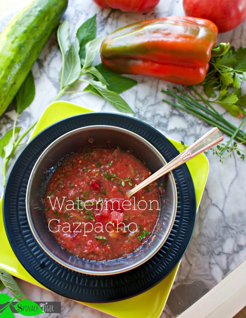 How to Make Watermelon Gazpacho from Spinach Tiger