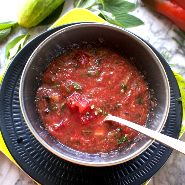 Recipe for Watermelon Gazpacho