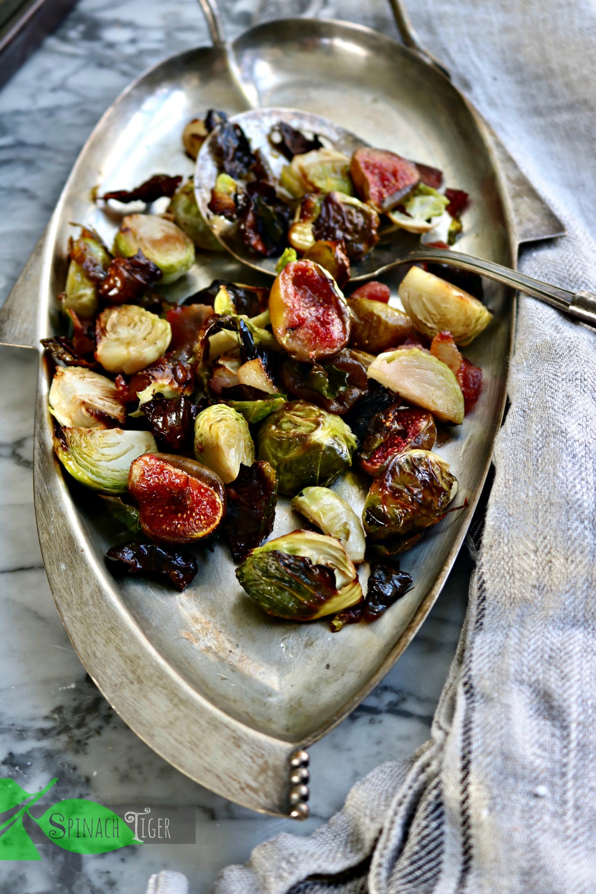 Best Brussels Sprouts Bacon Recipe from Spinach Tiger