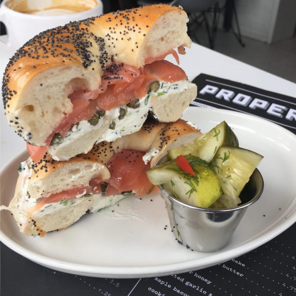 Nashville Brunch Places: Proper Bagel from Spinach Tiger