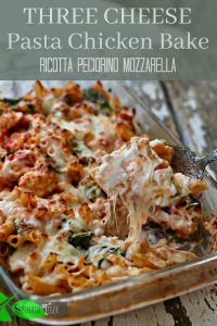 Three Cheese Pasta Chicken Bake with Our Favorite Gluten Free Pasta