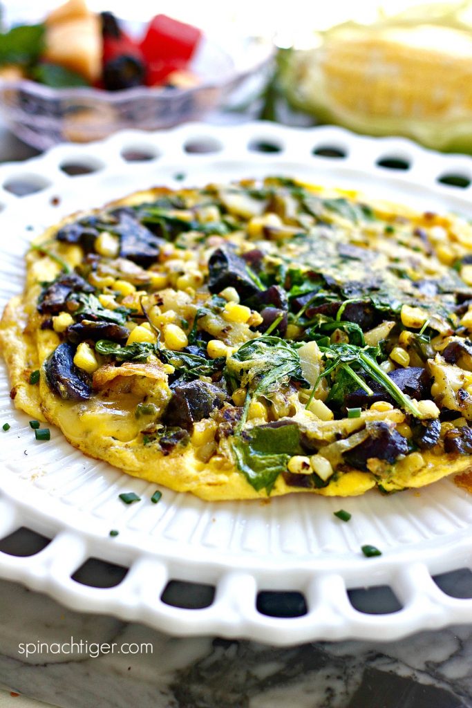 Open Face Frittata from Spinach Tiger