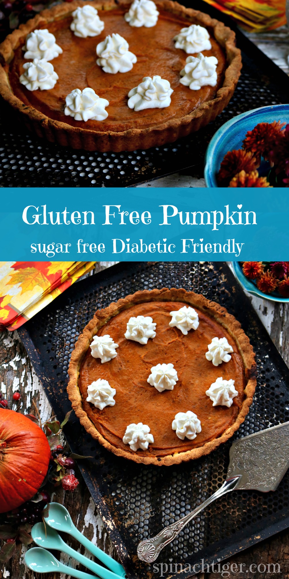 Gluten Free Pumpkin Pie Low Carb Pumpkin PIe from Spinach Tiger