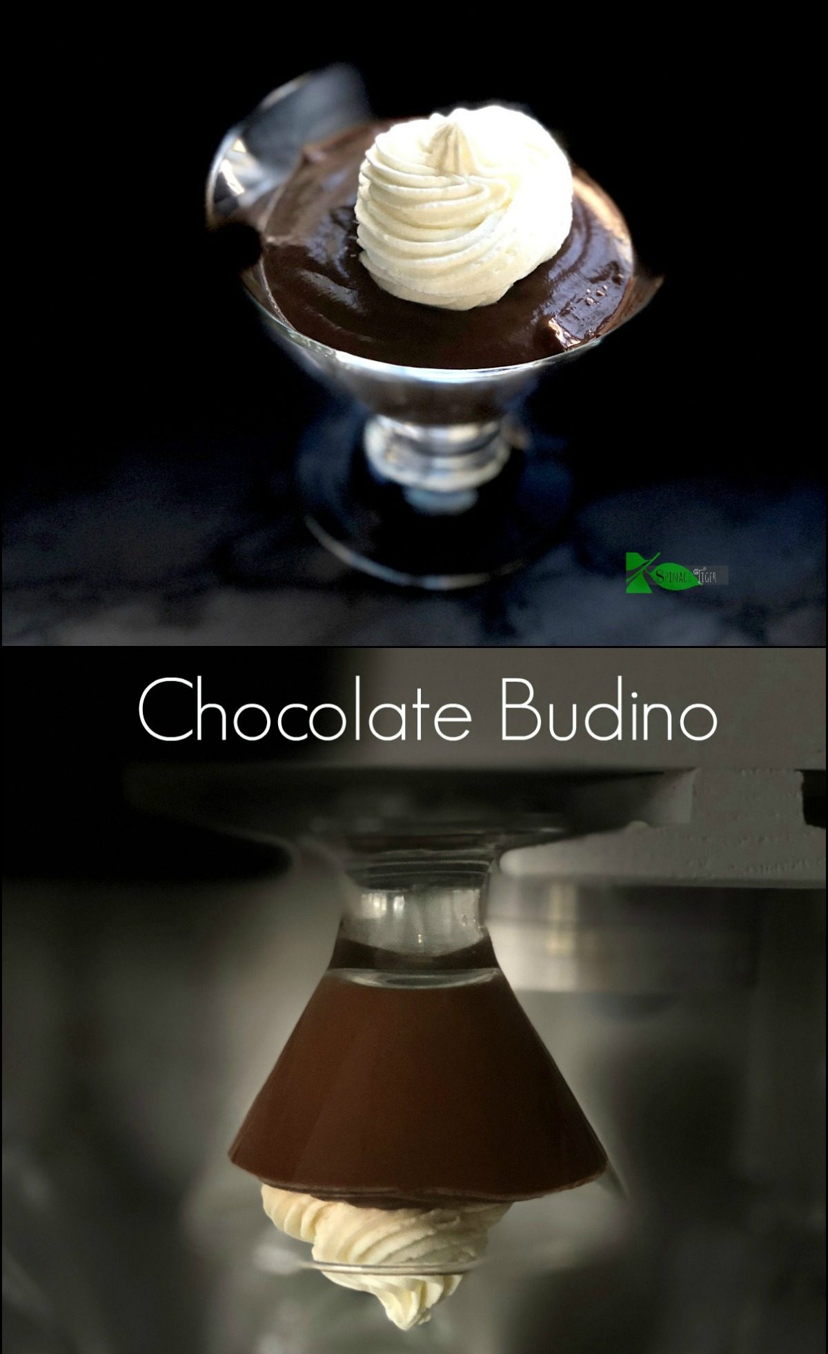 chocolate budino recipe from Spinach Tiger
