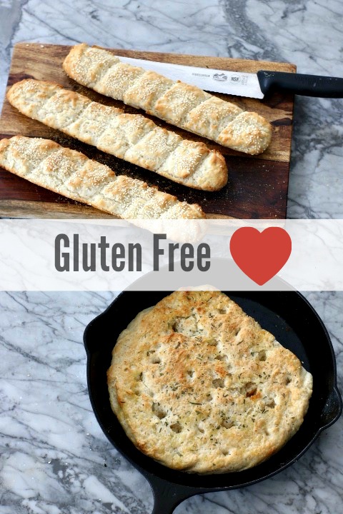 Cast Iron Gluten Free Focaccia from Spinach Tiger