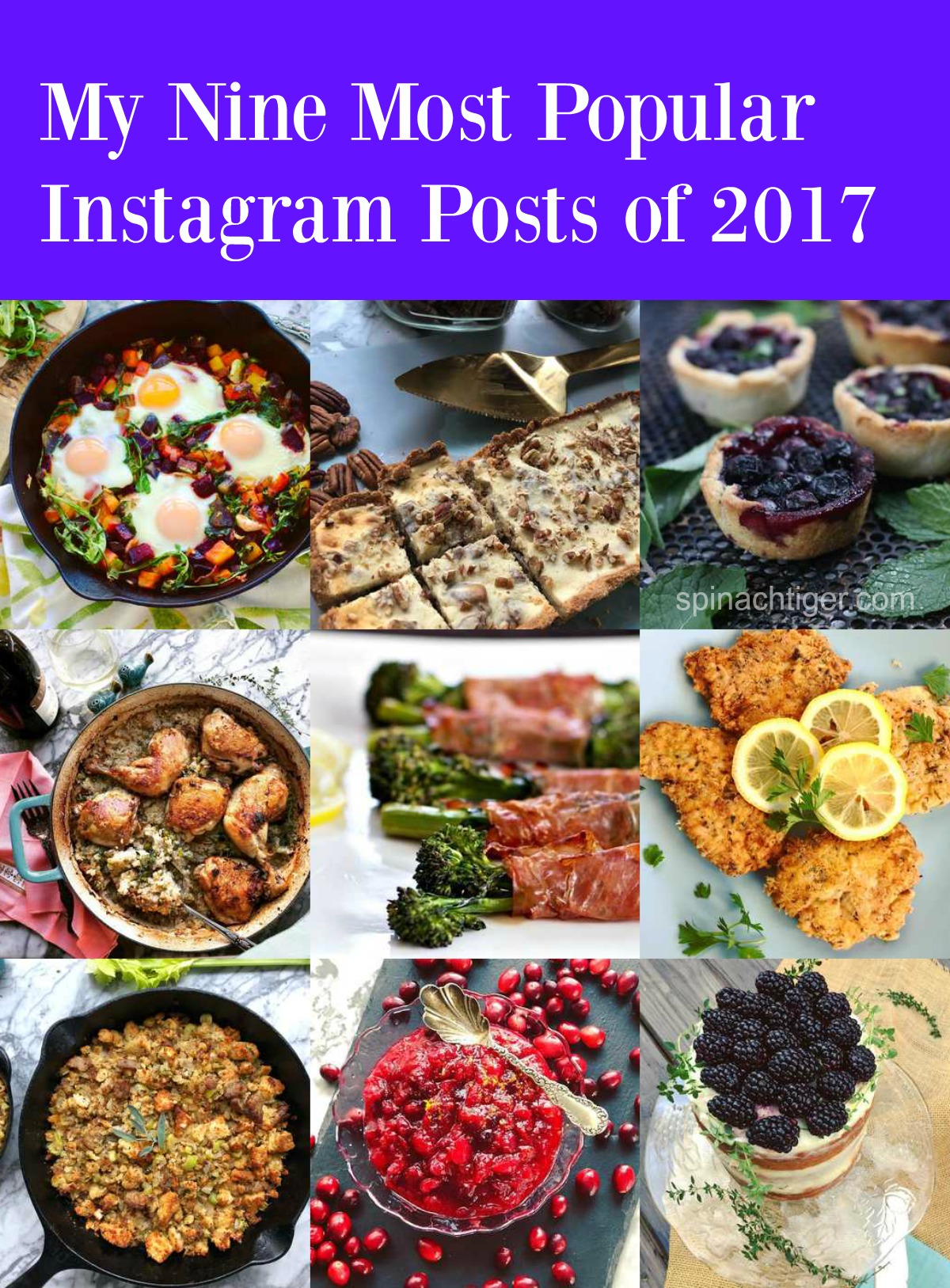 My most popular instagram recipe posts of 2017 from Spinach Tiger