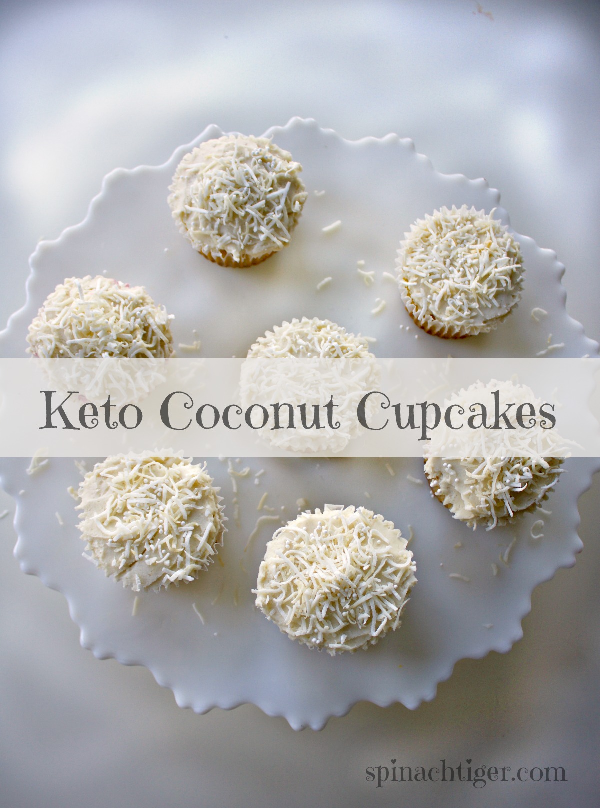 Grain Free Coconut Cupcakes Keto Freindly, from Spinach Tiger