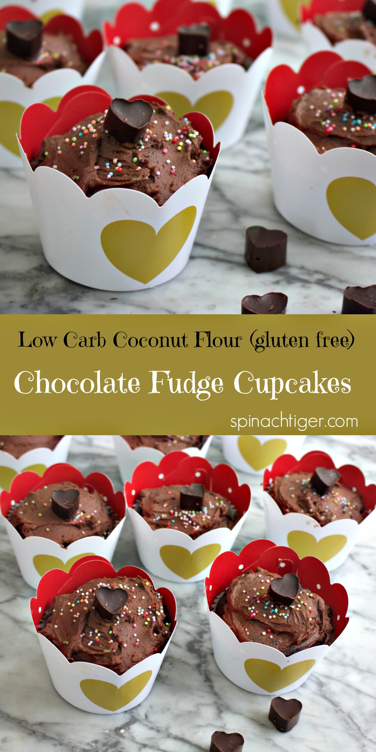 Make the Best Chocolate Keto Low-Carb Cupcake Recipe from Spinach Tiger