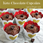 Low Carb Chocolate Cupcakes with Keto Chocolate Frosting