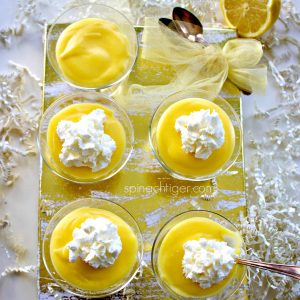 Keto Lemon Budino form Spinach Tiger