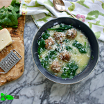 Healthy Italian Wedding Soup, Low Carb from Spinach TIger