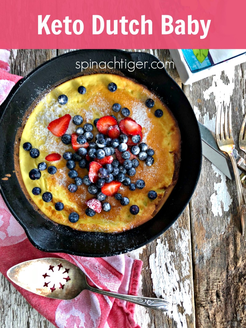 Grain Free Dutch Baby from spinachtiger
