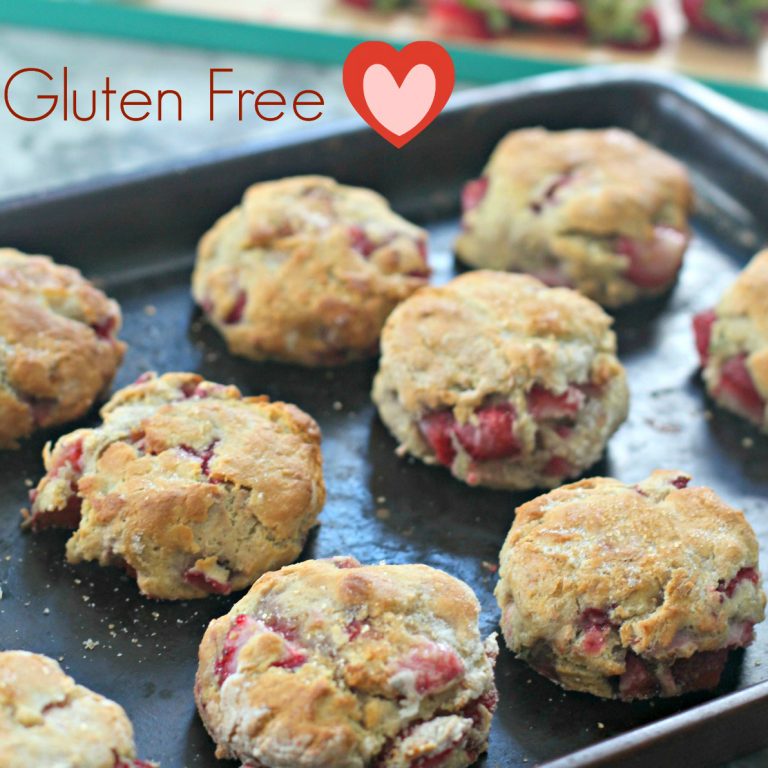 Gluten Free Strawberry Biscuits Recipe with Video