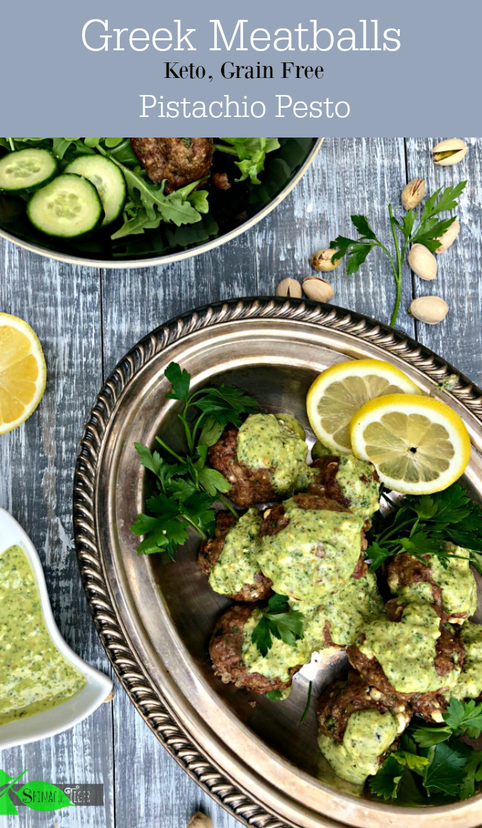 Greek Feta Meatballs from My Favorite 2018 Recipes from Spinach Tiger